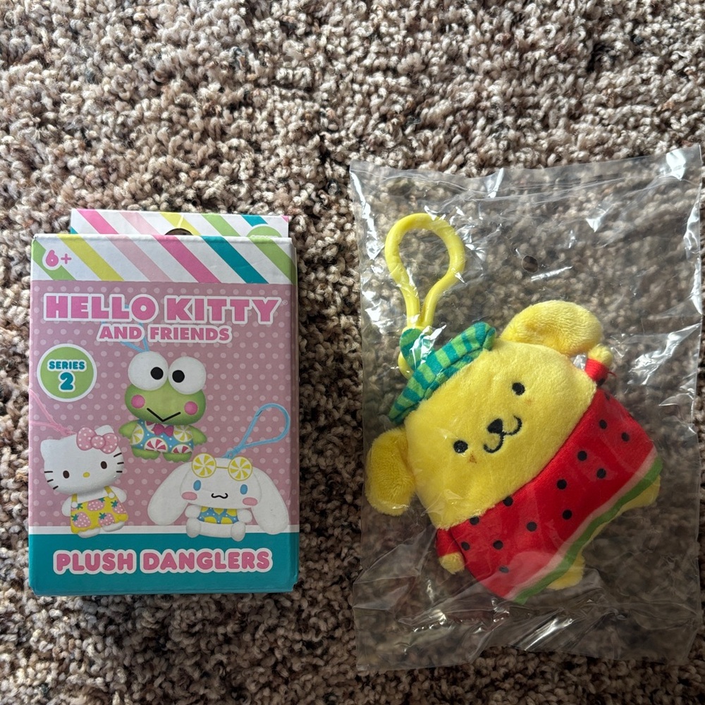 Hello Kitty and Friends Pompompurin Plush Dangler